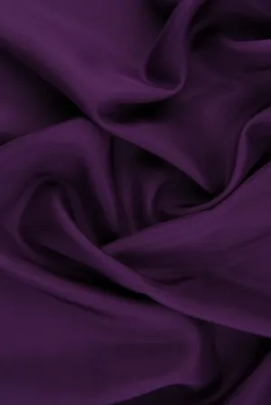 Amethyst Habotai Silk Fabric