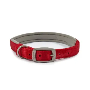 Ancol Viva Lime Geen Poly-Weave Padded Dog Collar