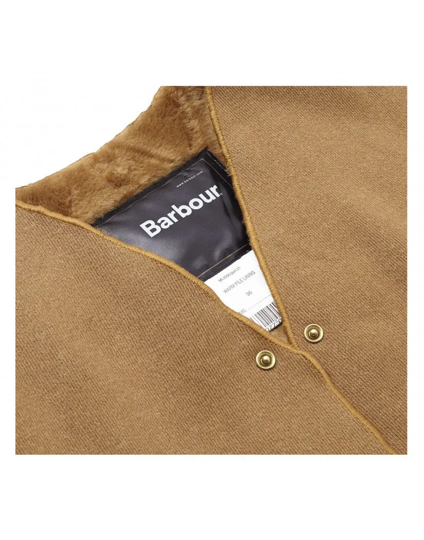 BARBOUR - Men's Warm Pile Snap-In Lining - Brown - Size: 40" Chest