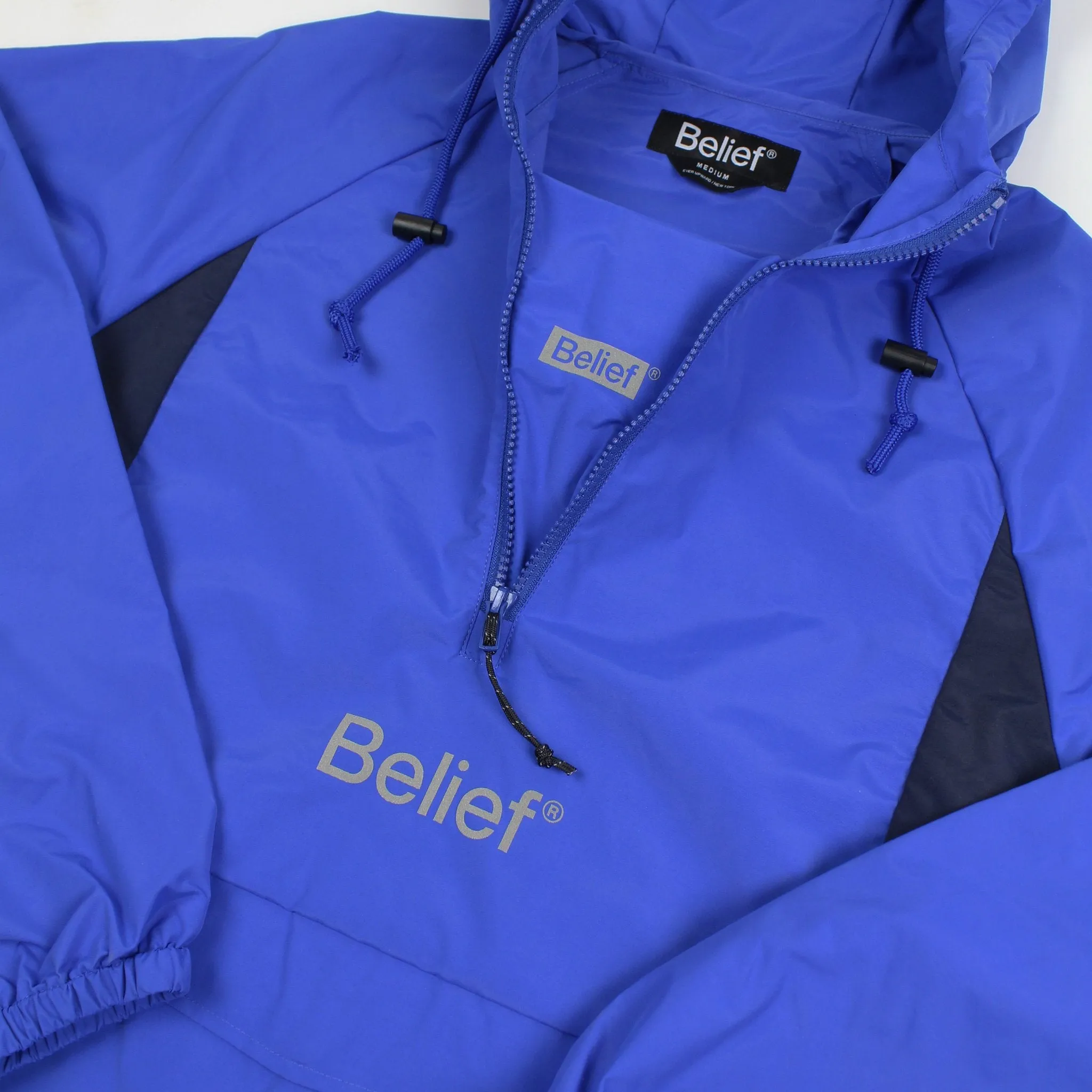 Belief NYC Sport Logo Anorak - Royal