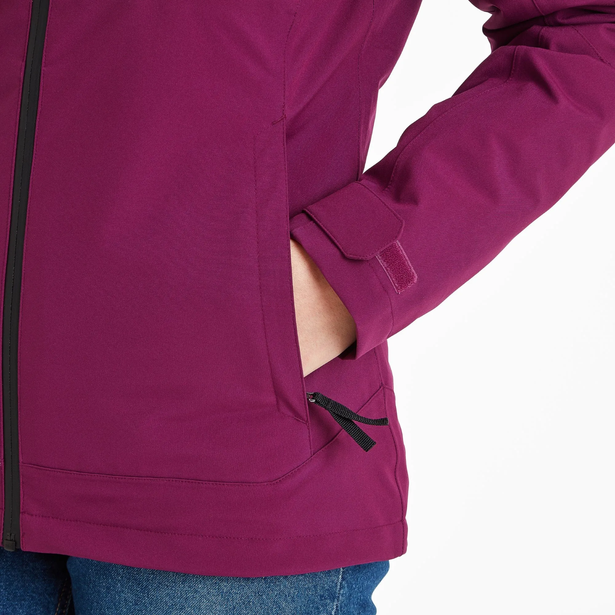 Beverley Womens 3-in-1 Waterproof Jacket - Purple Berry