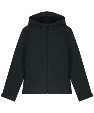 Black - Women’s Stella Discoverer hooded softshell  (STJW159)