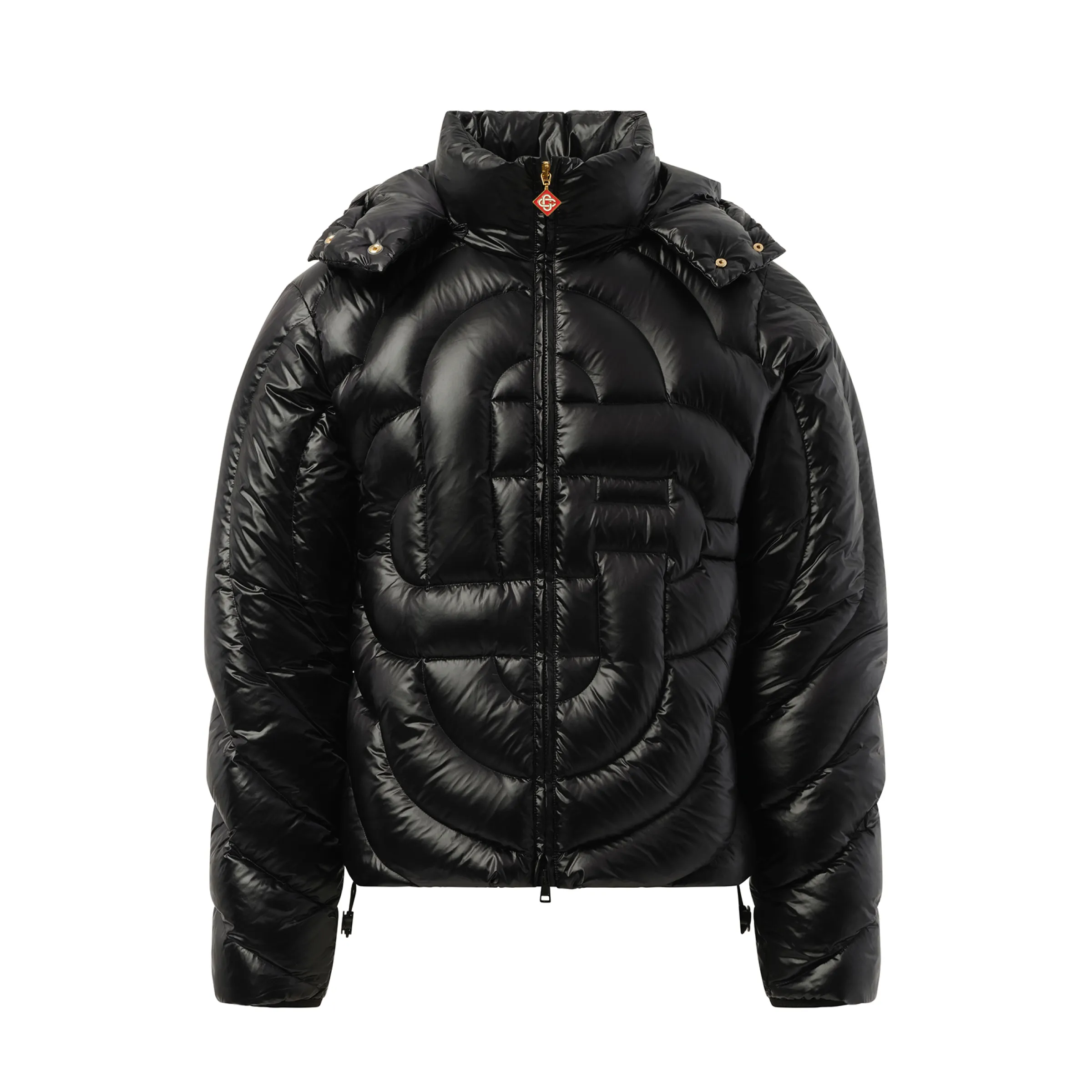 Casa Crest Quilted Down Jacket in Black