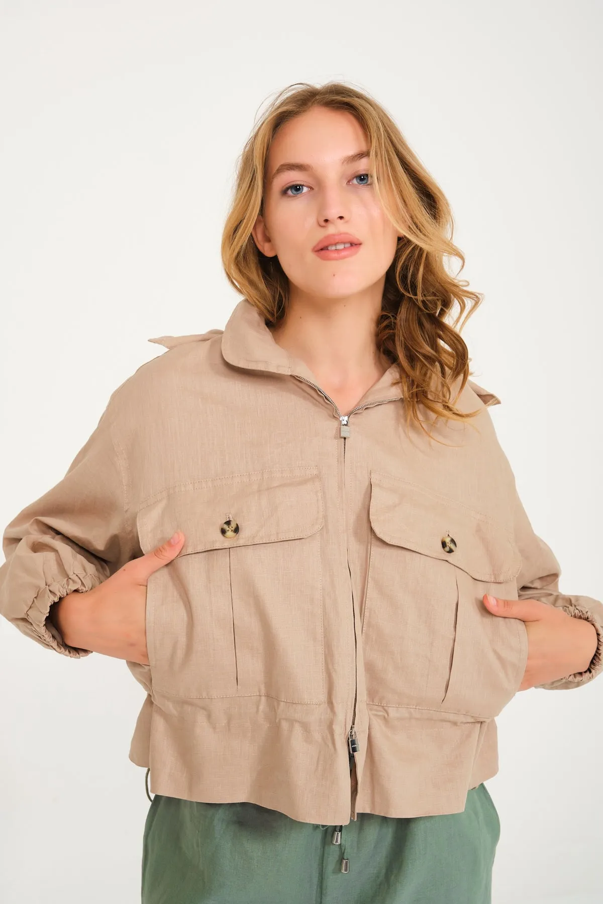 Coastal Breeze Linen Jacket