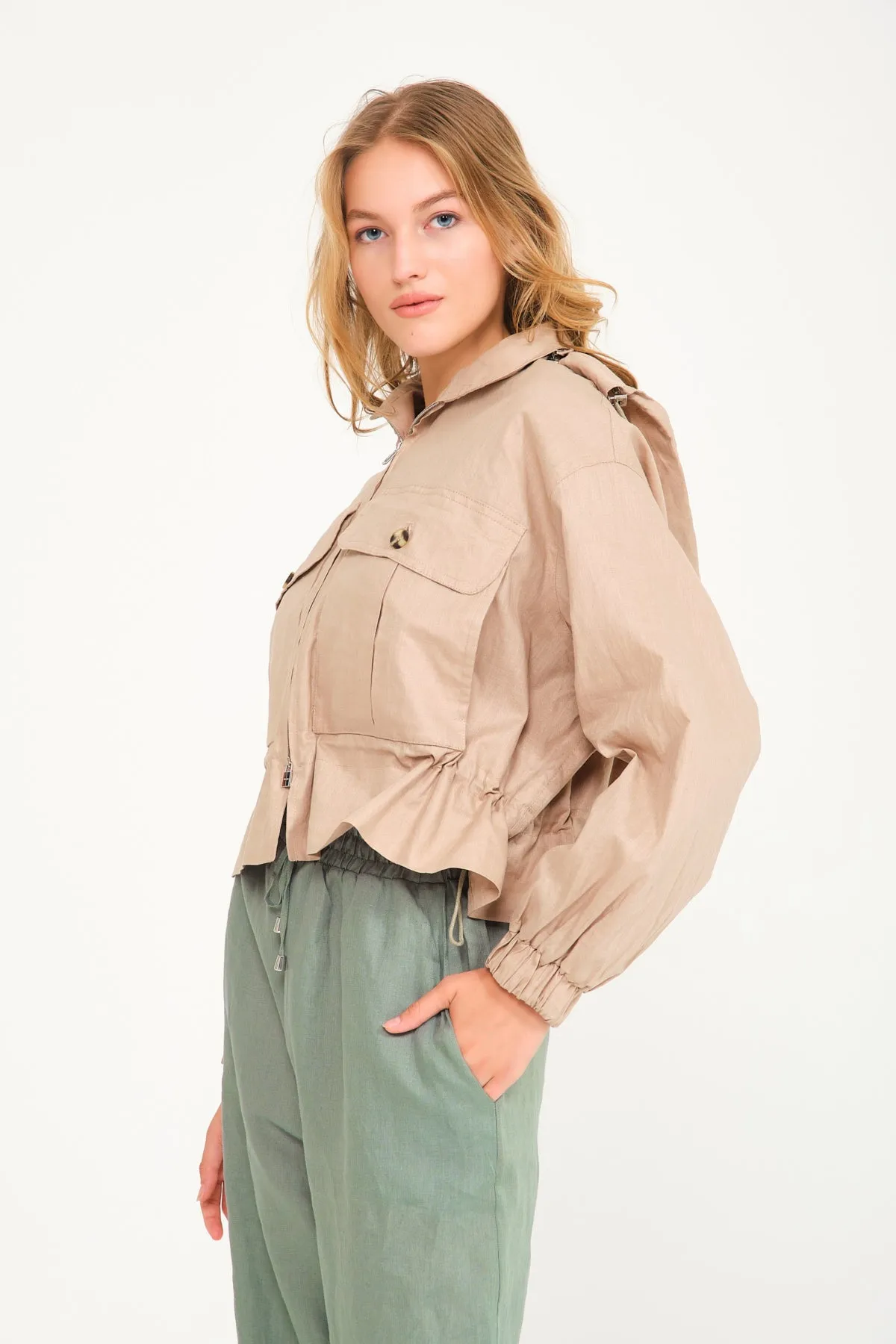 Coastal Breeze Linen Jacket