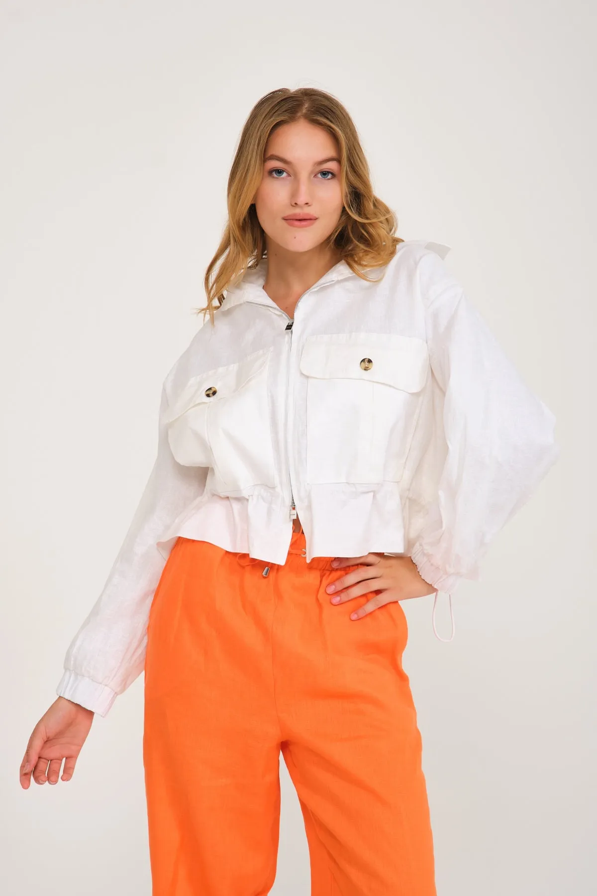 Coastal Breeze Linen Jacket