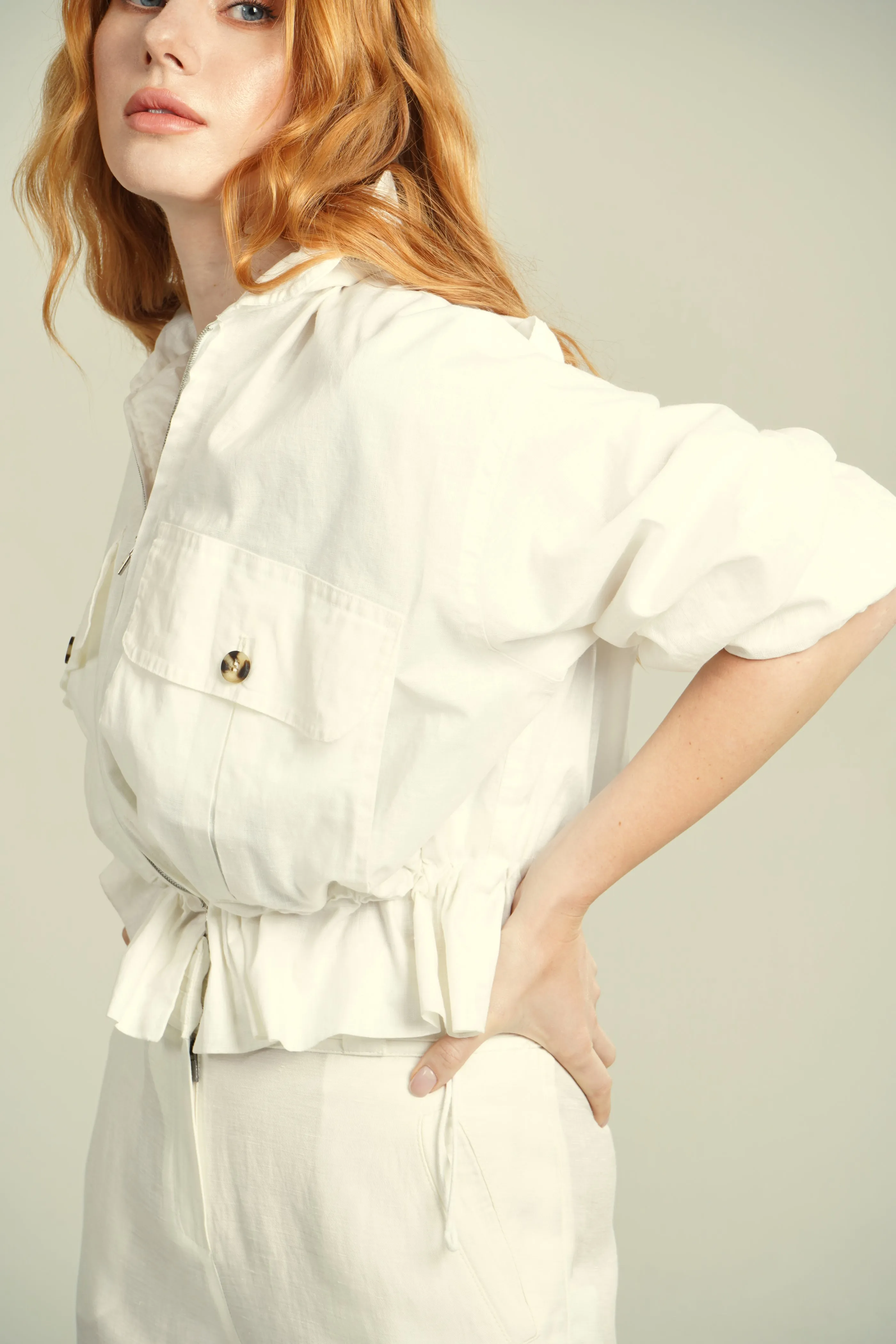 Coastal Breeze Linen Jacket