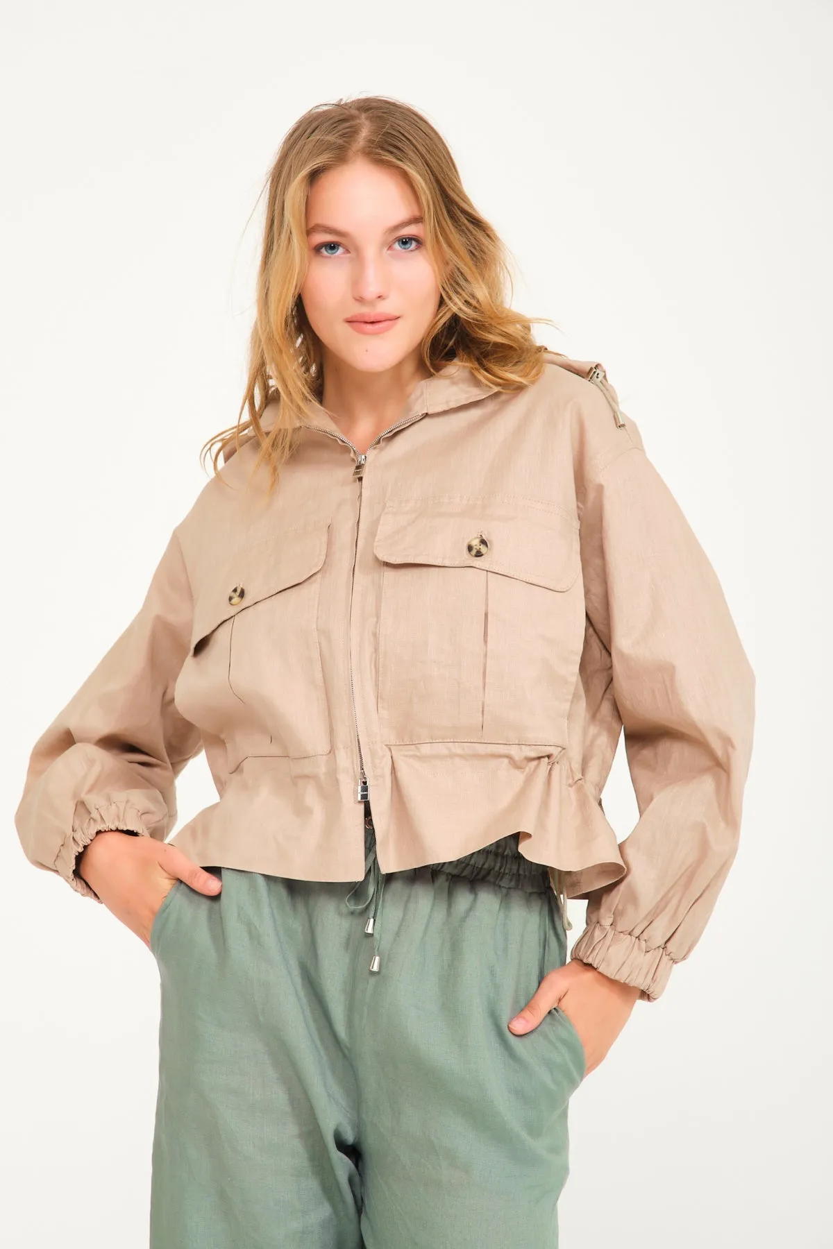 Coastal Breeze Linen Jacket