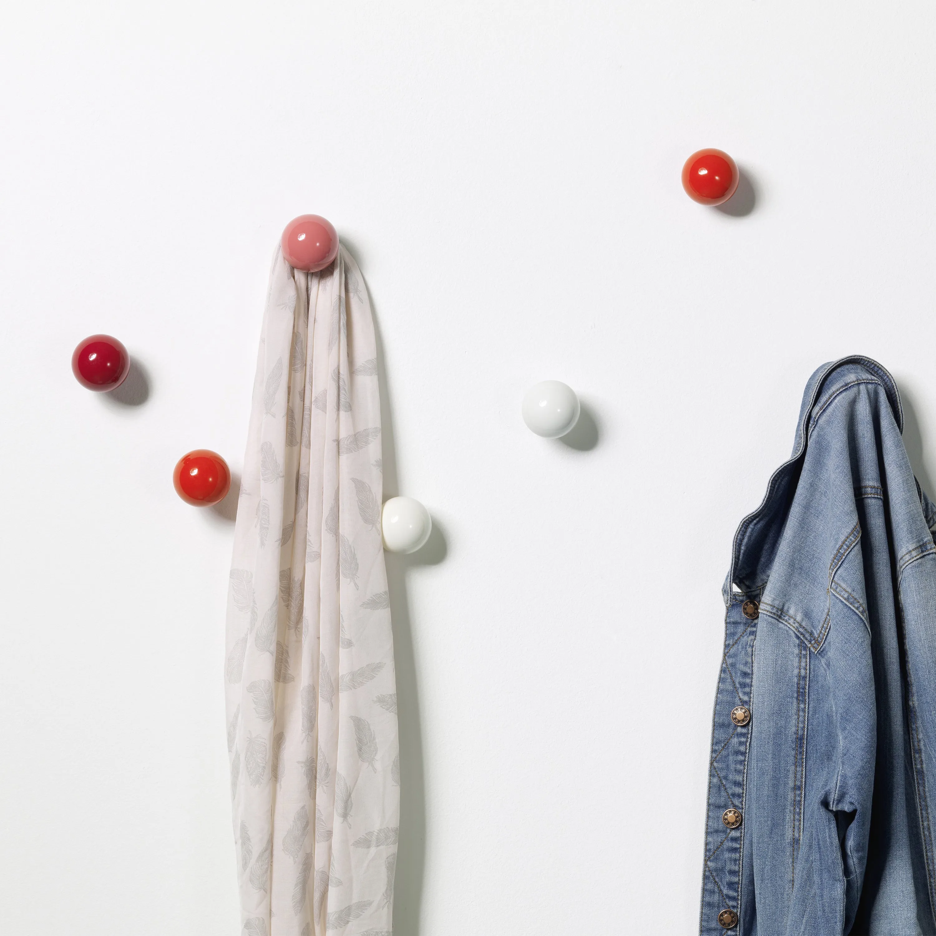 Coat Dots Wall Hooks (Set of 3)