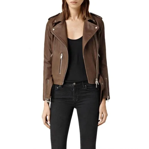 Designer Leather Jackets for Women: Nancy