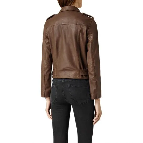 Designer Leather Jackets for Women: Nancy