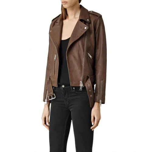 Designer Leather Jackets for Women: Nancy