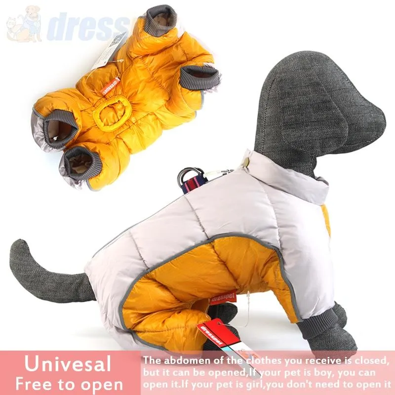 Dog Super Warm Thick Cotton Coat Wind Snow & Waterproof Jackets