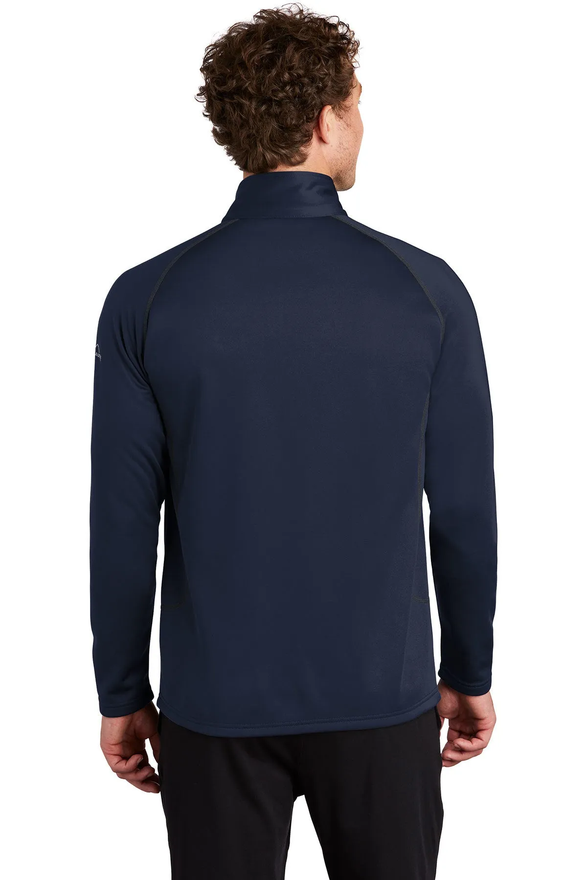 Eddie Bauer Smooth Fleece Custom Layer Jackets, River Blue Navy