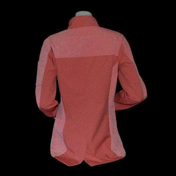 FINAL SALE: Tahoe Women's Performance Softshell Fleece Reflective Jacket in Salmon