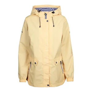 Flourish Womens Unpadded Waterproof Jacket in Pale Maize