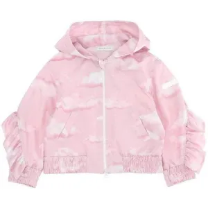 Girls Pink Cloud Frill Jacket