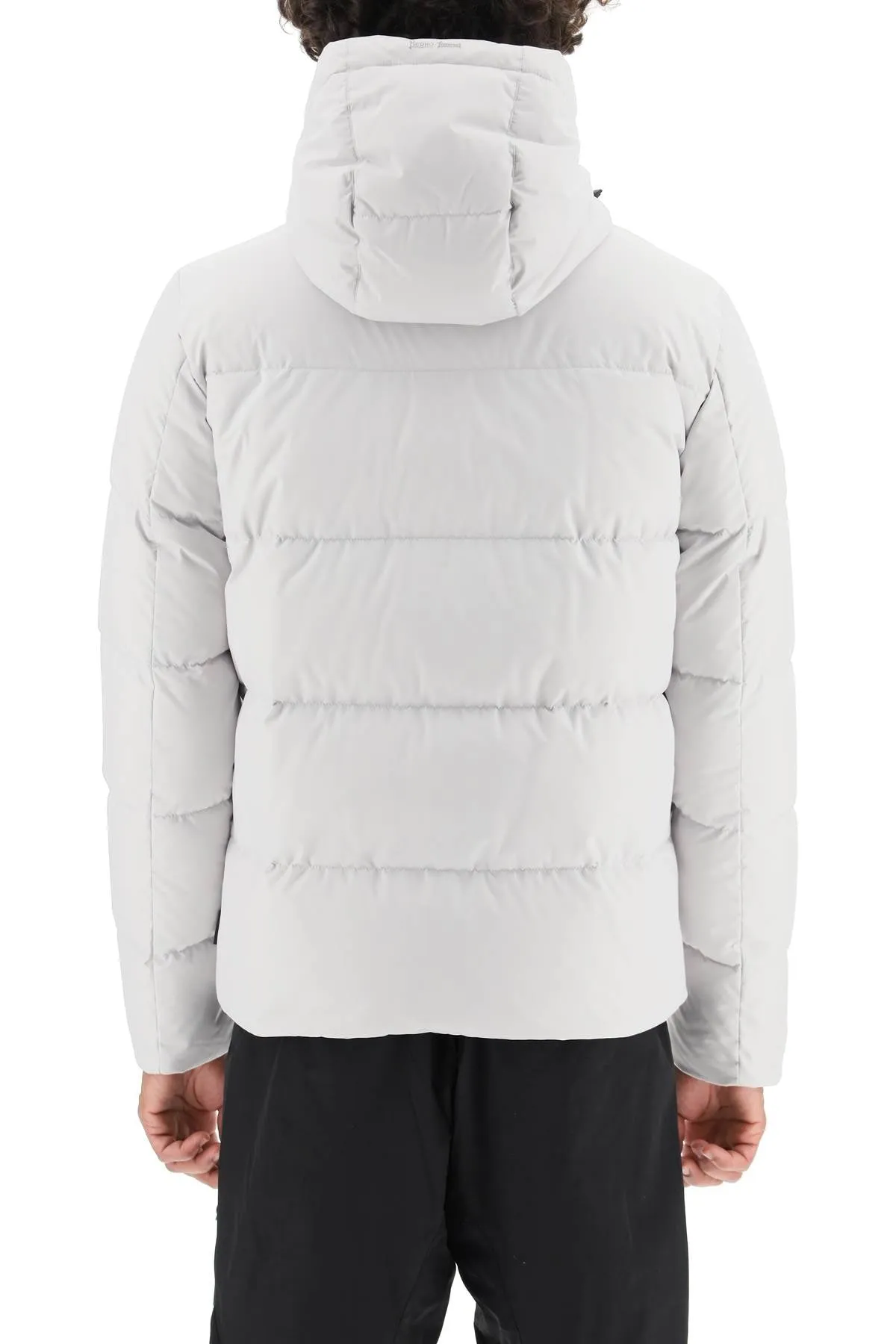 Herno laminar laminar short down jacket in gore-tex infinium windstopper