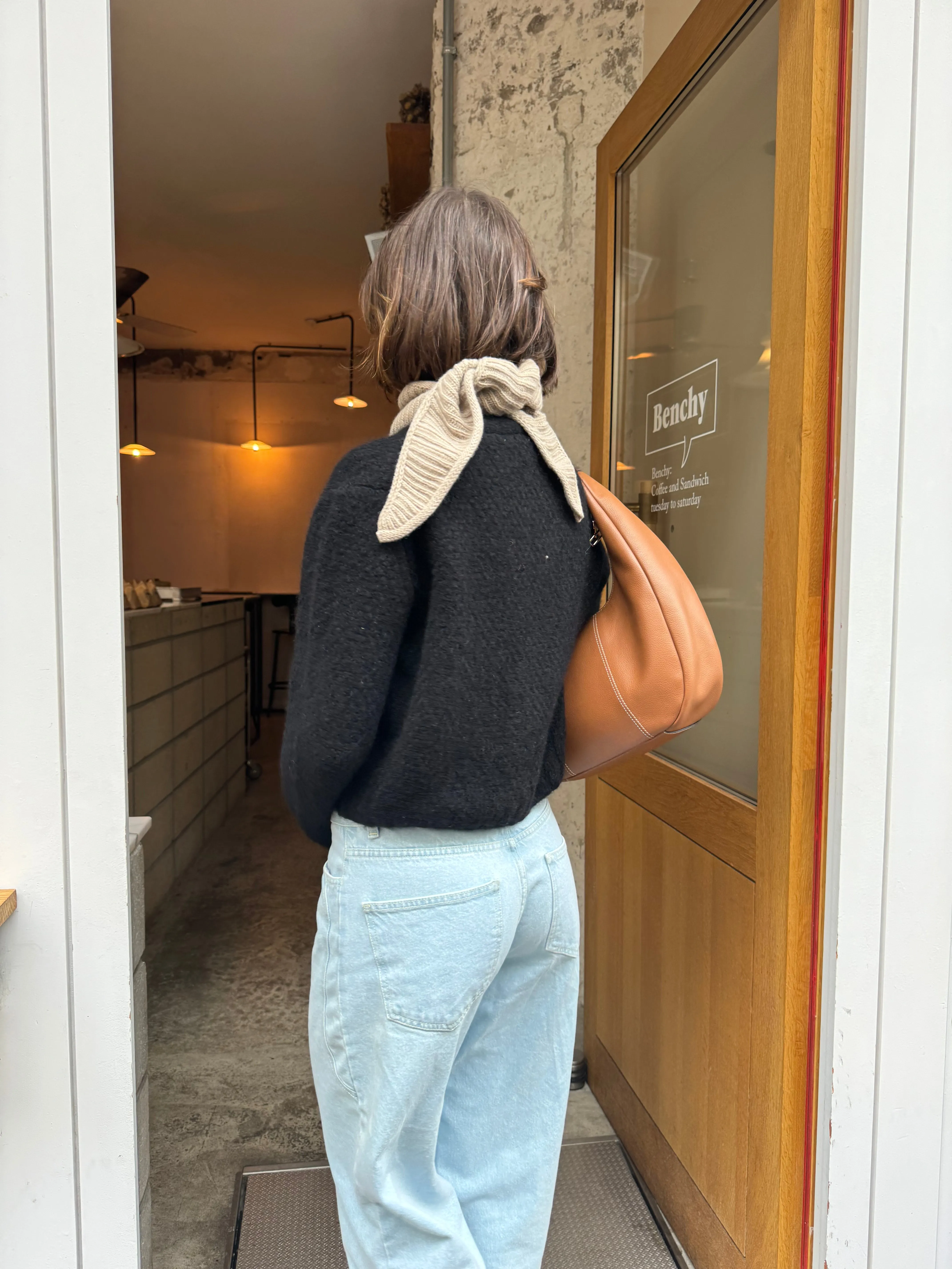 KOI WOOLEN BANDANA BEIGE