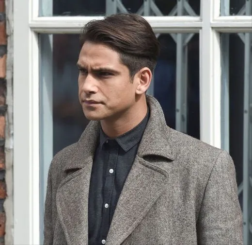 Luke Pasqualino Wool Vibrant Trench Coat