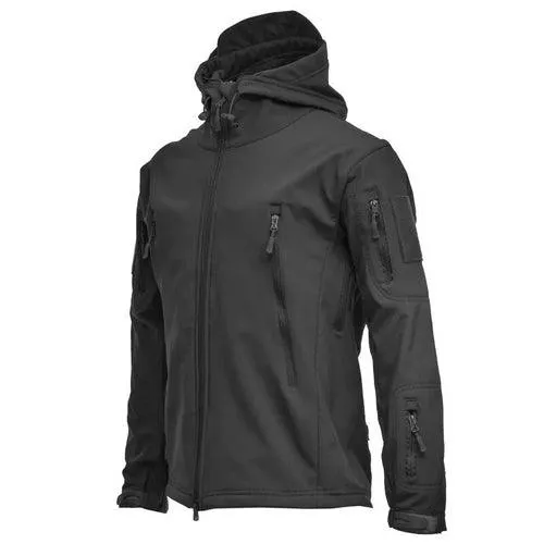 Men Military Tactical Hiking Jacket Outdoor Windproof Fleece Thermal