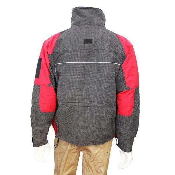 Men's Reflective Ascent Parka in Red/Black. Zip out liner!