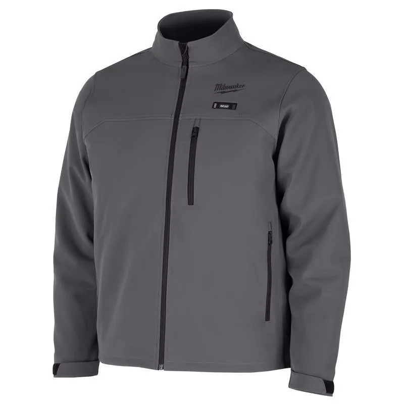 Milwaukee Tool L Unisex Heated Jacket with Charger/Power Source Only Gray