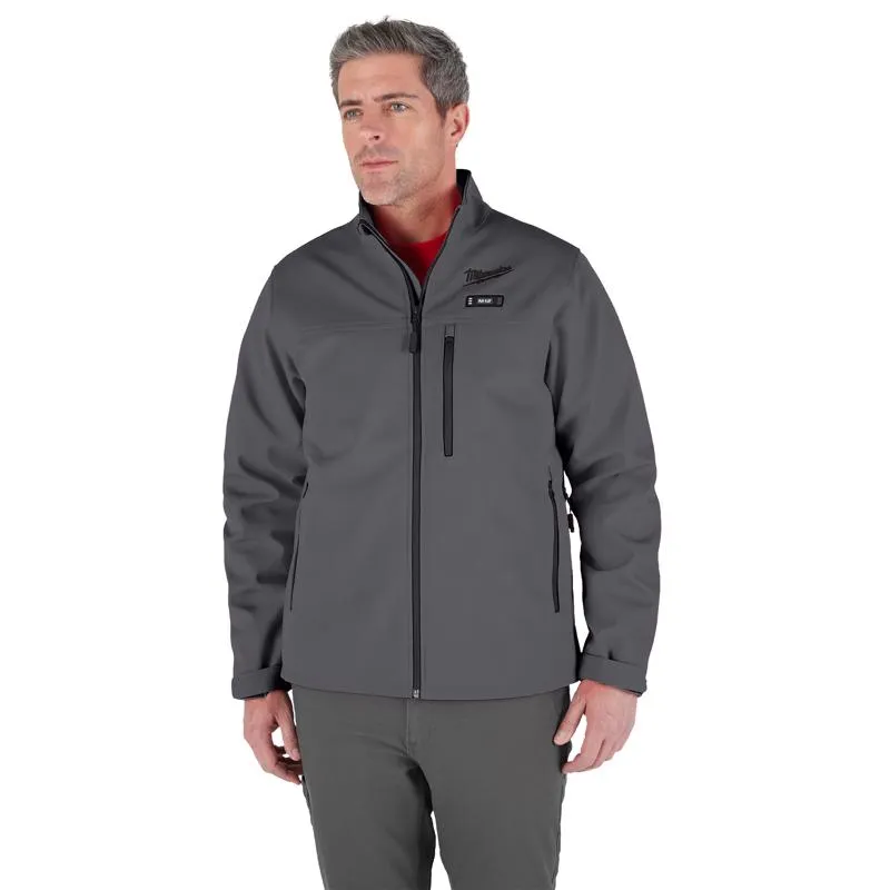 Milwaukee Tool L Unisex Heated Jacket with Charger/Power Source Only Gray