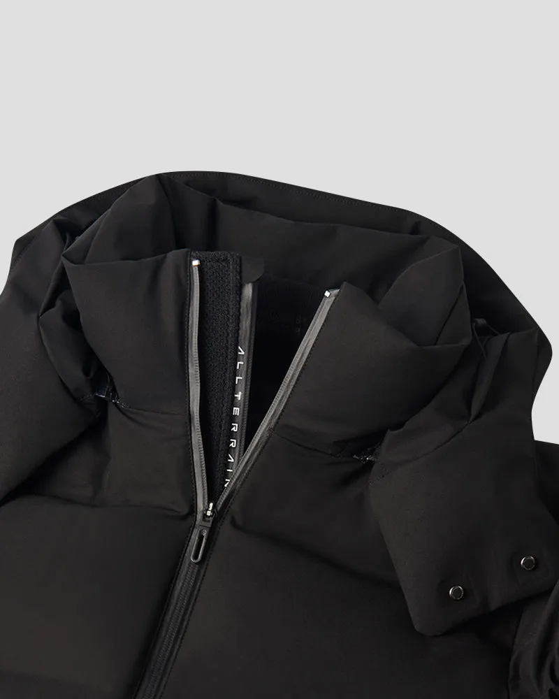 MIZUSAWA DOWN JACKET "ANCHOR" - Black