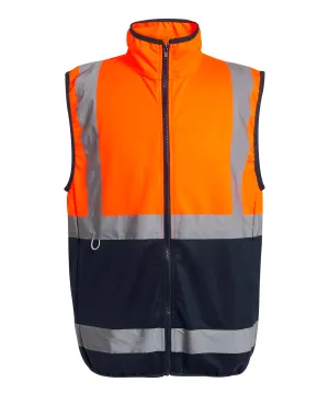 Orange/Navy - Pro hi-vis full-zip gilet