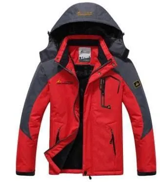 Outdoor Men mountaineering Windproof Fur Jackets