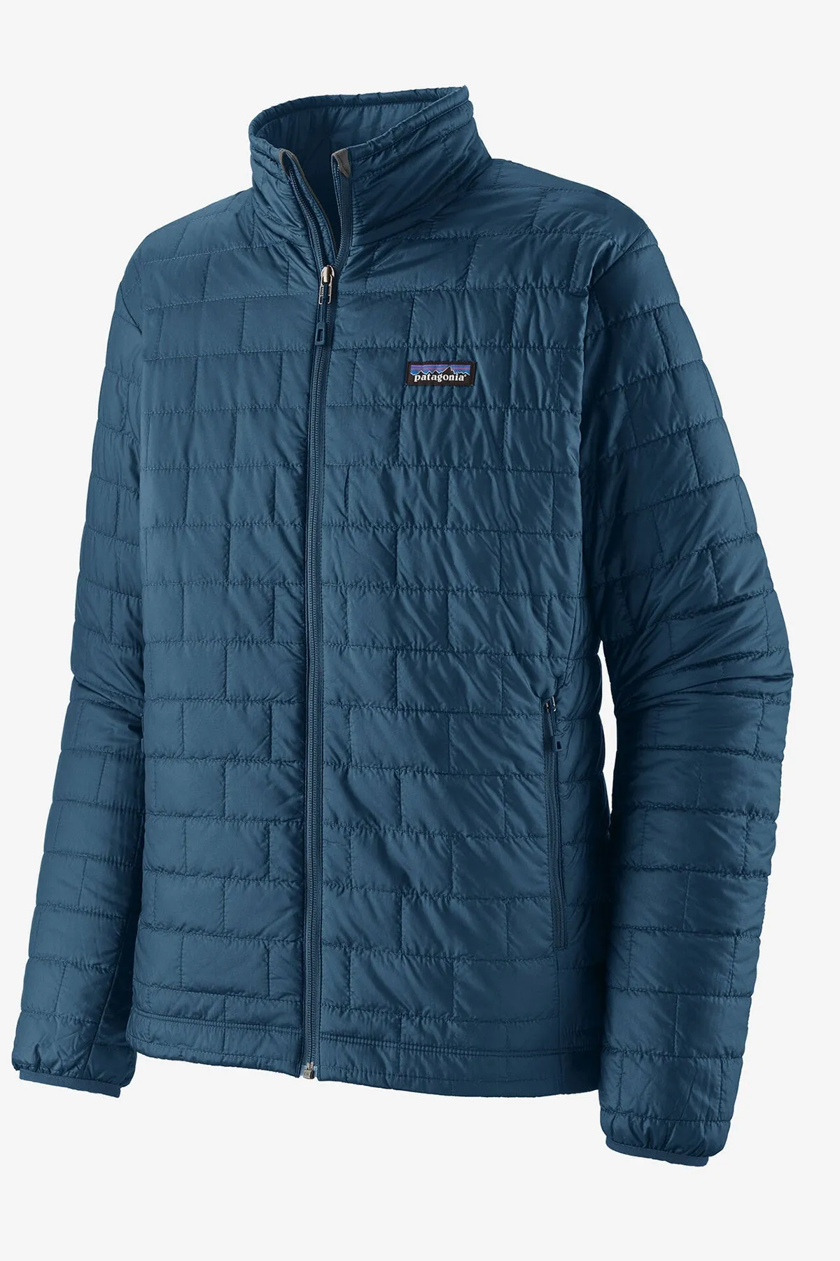 Patagonia Mens Custom Nano Puff Jackets, Lagom Blue