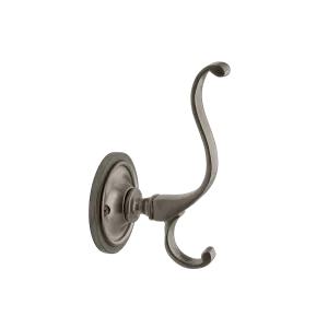 Plain Coat Hook in Antique Pewter