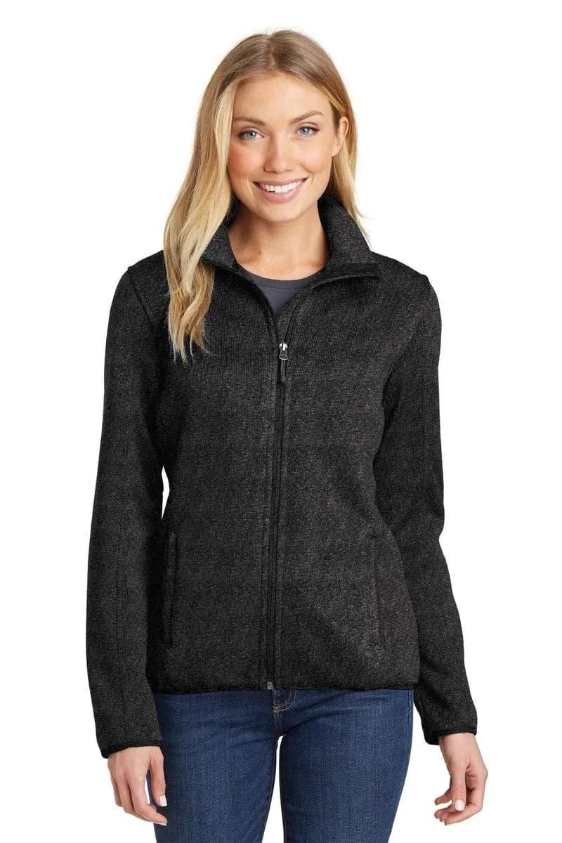 Port Authority ®  Ladies Sweater Fleece Jacket. L232