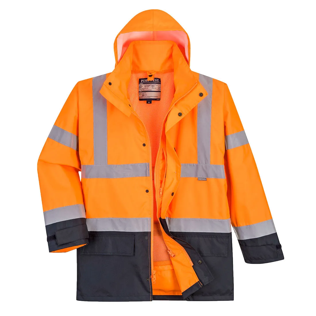 Portwest Hi-Vis Executive 5-in-1 Jacket (US768ONR)