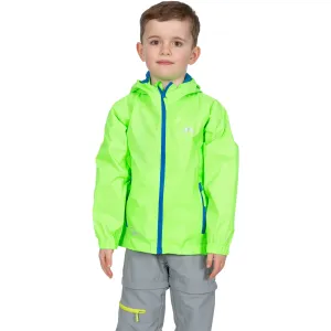 Qikpac Kids Packaway Unpadded Waterproof Jacket in Green Gecko