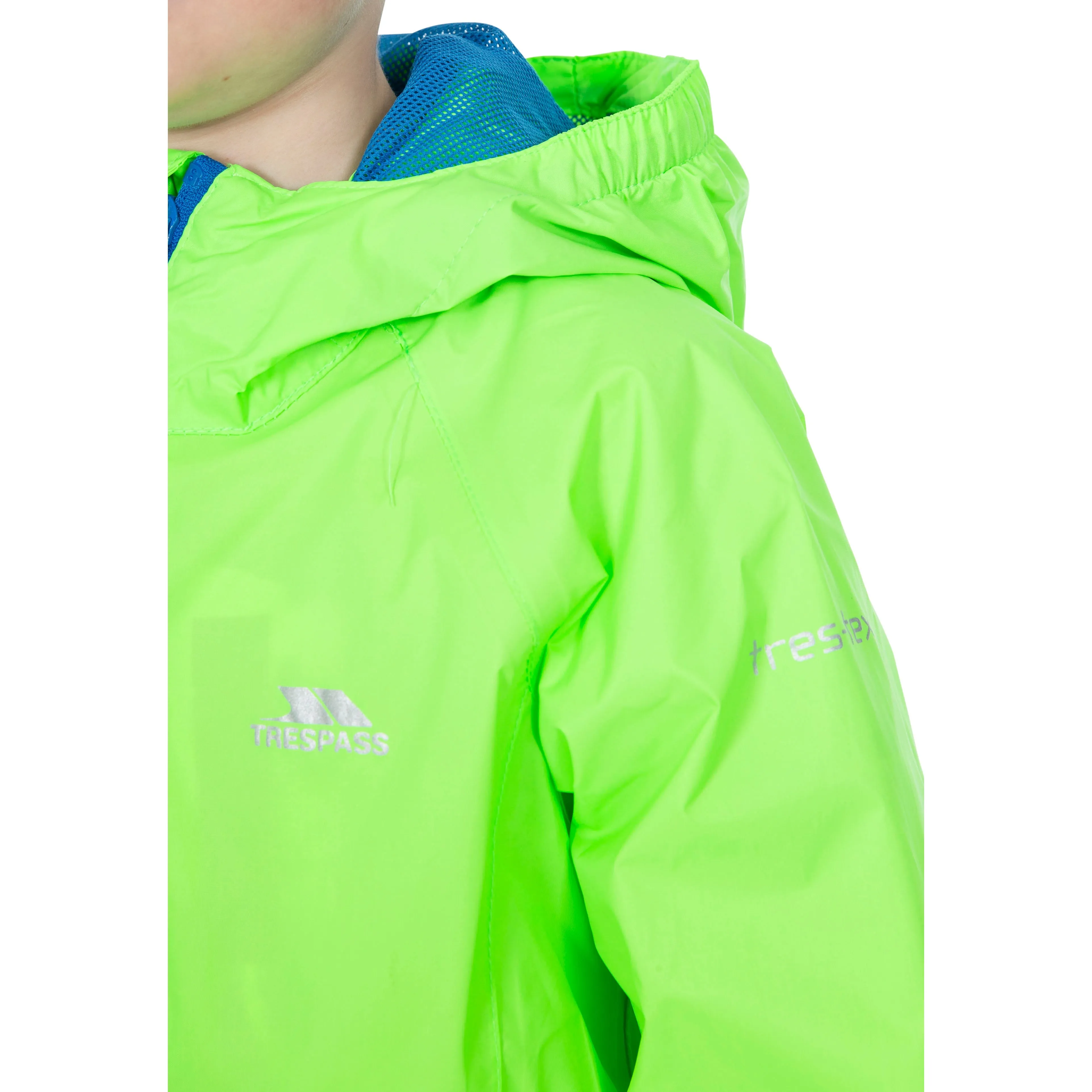 Qikpac Kids Packaway Unpadded Waterproof Jacket in Green Gecko