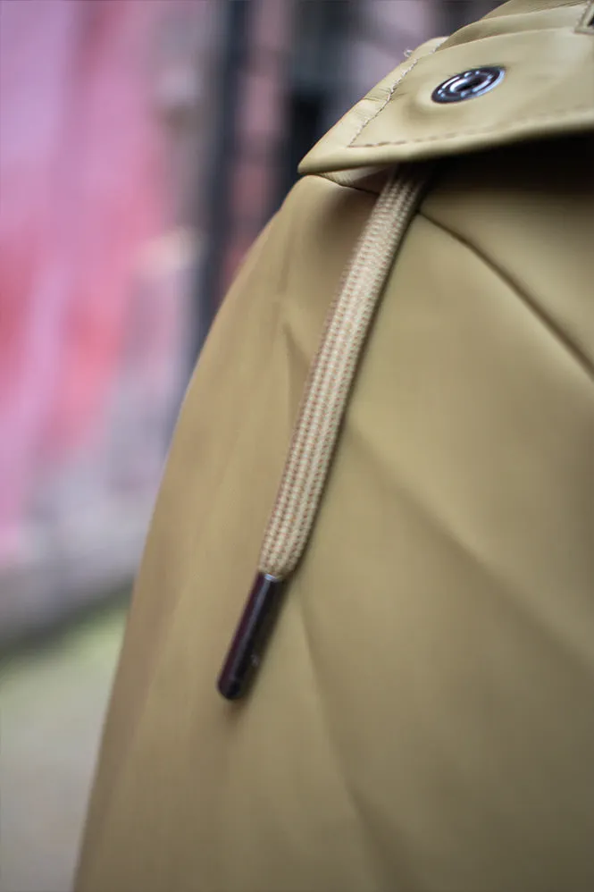 Rains Long Khaki Jacket