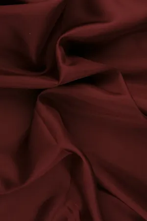 Reddish Brown Habotai Silk Fabric