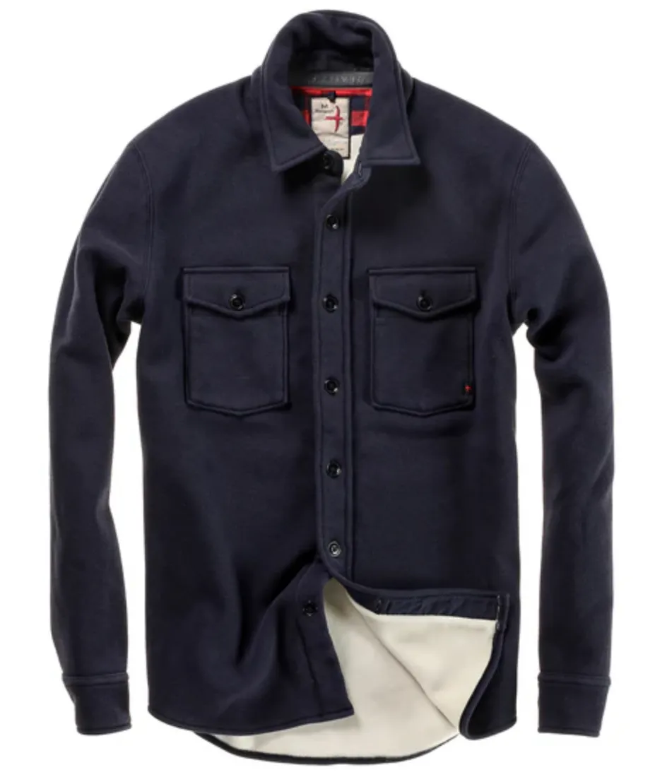 Relwen Pique FLC Workshirt Navy