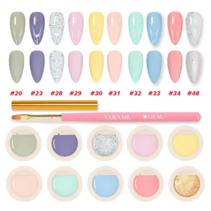 Solid Gel Polish 10 Colors Set - Candy Land