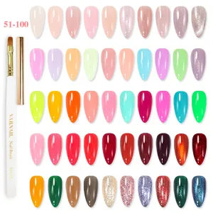 Solid Gel Polish 50 Colors - (51-100)