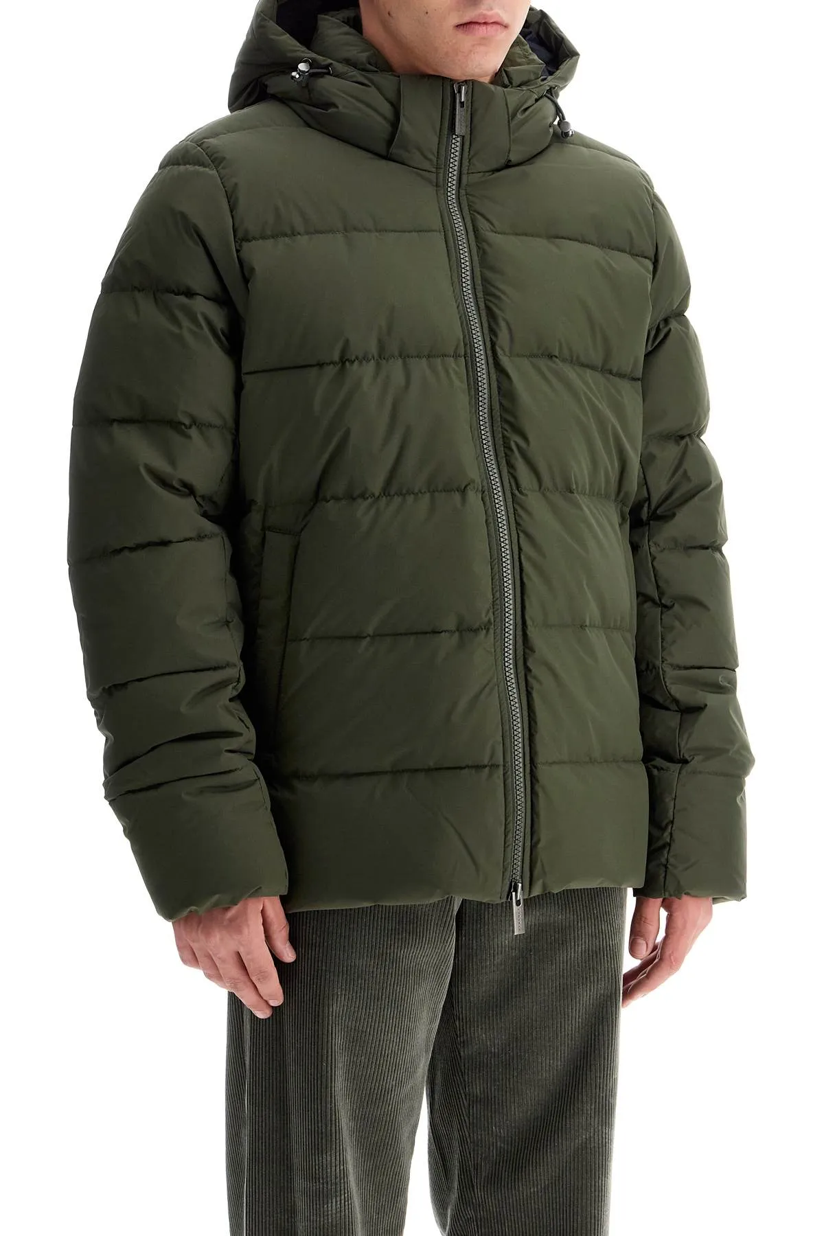 'spoutnic down jacket with HMW012P DEEP KHAKI