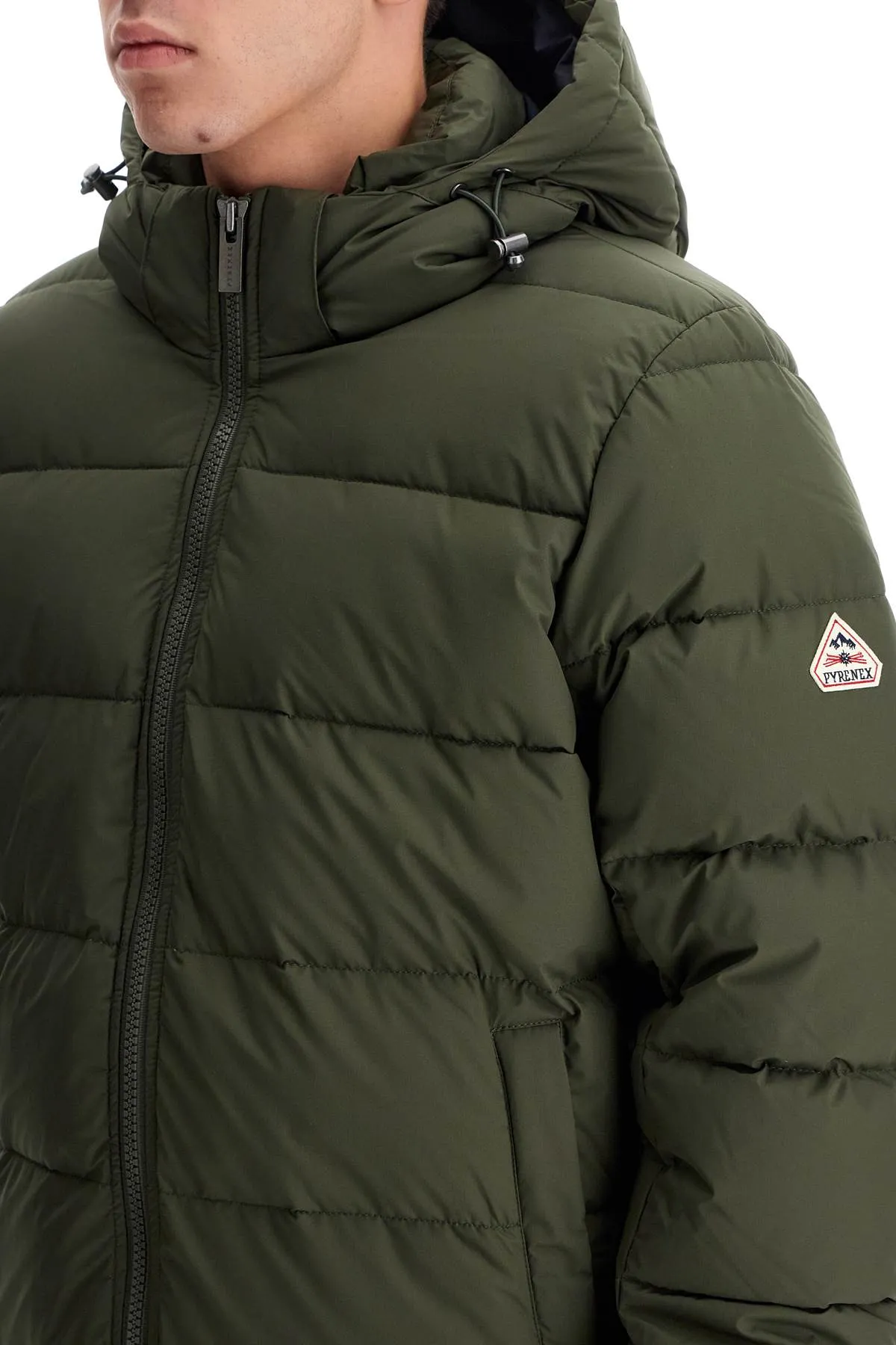 'spoutnic down jacket with HMW012P DEEP KHAKI