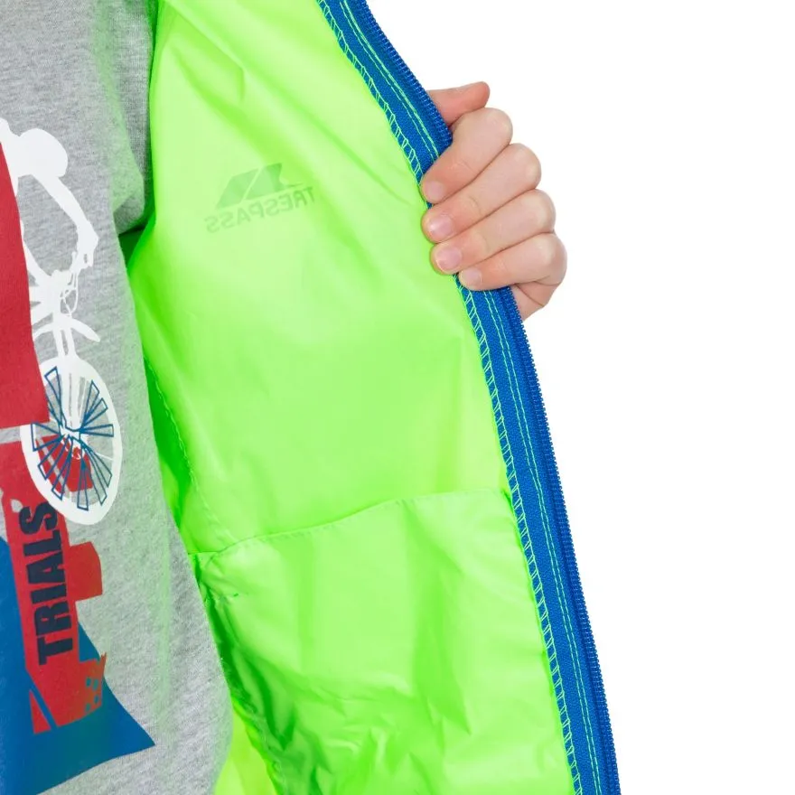 Trespass Qikpac Kids Rain Jacket