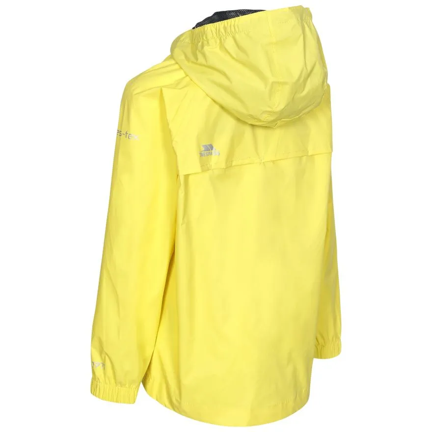 Trespass Qikpac Kids Rain Jacket