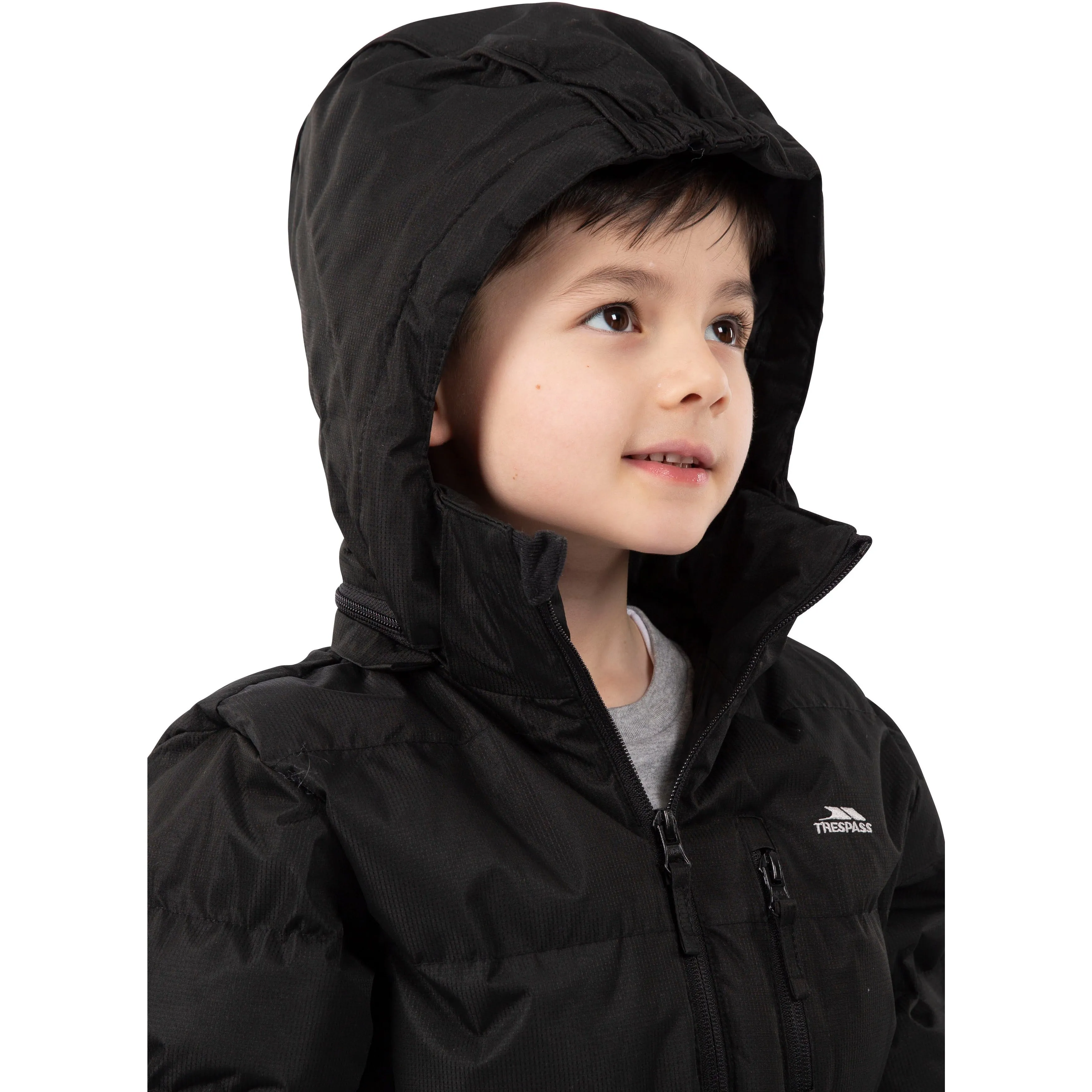 Tuff Boys Padded Casual Jacket in Black