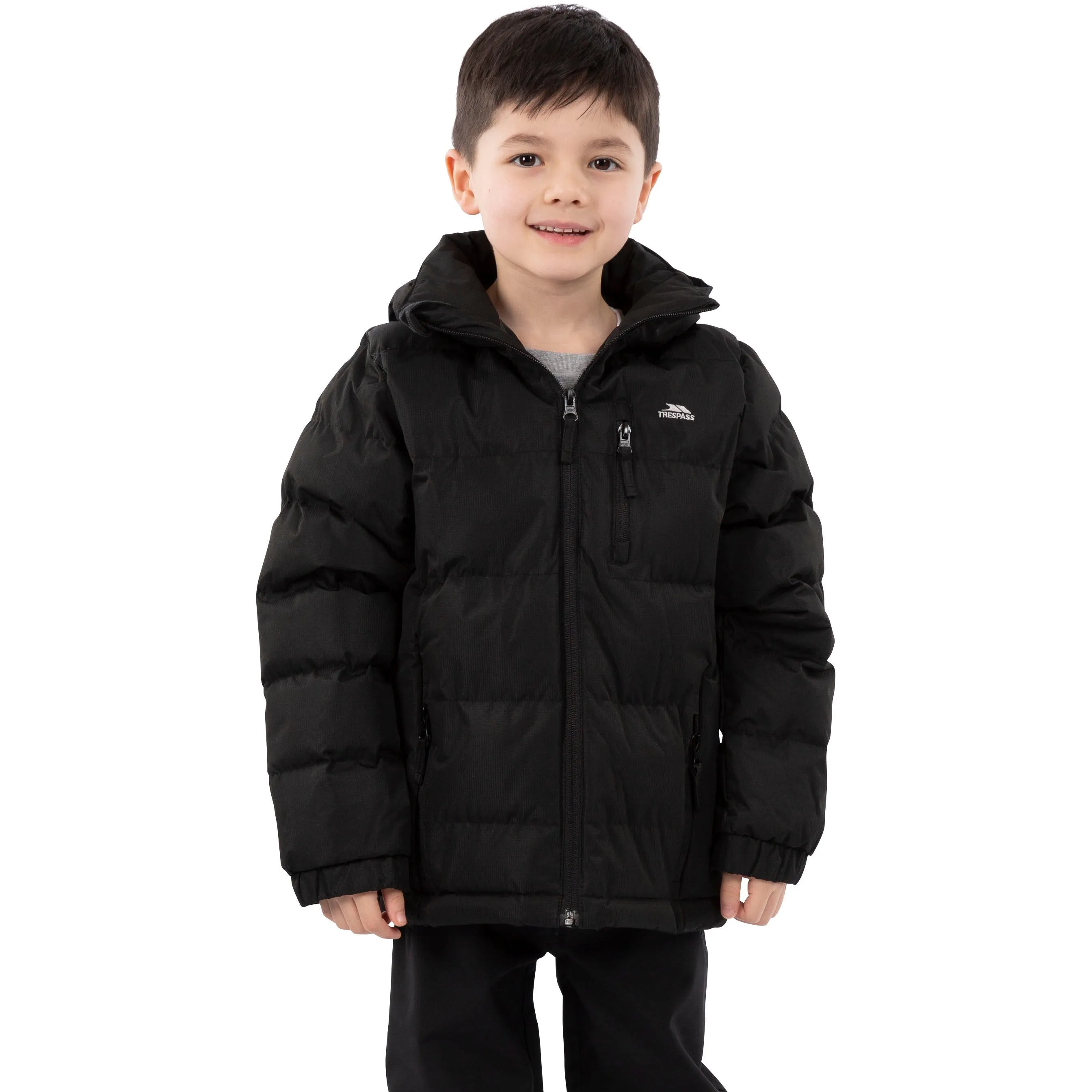 Tuff Boys Padded Casual Jacket in Black