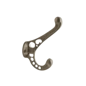 Victorian Coat Hook in Satin Nickel