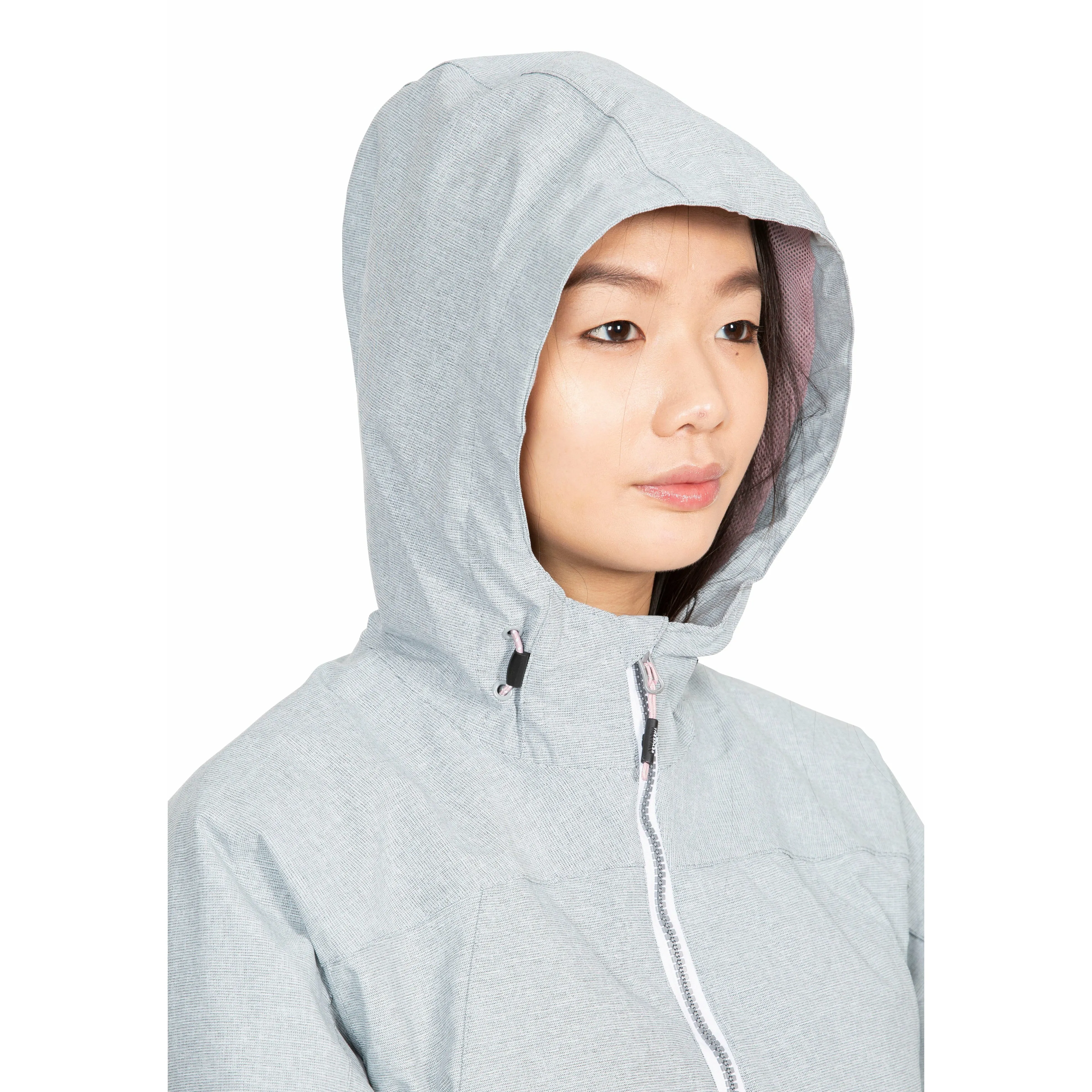 Virtual Women's Unpadded Waterproof Jacket in Grey Marl